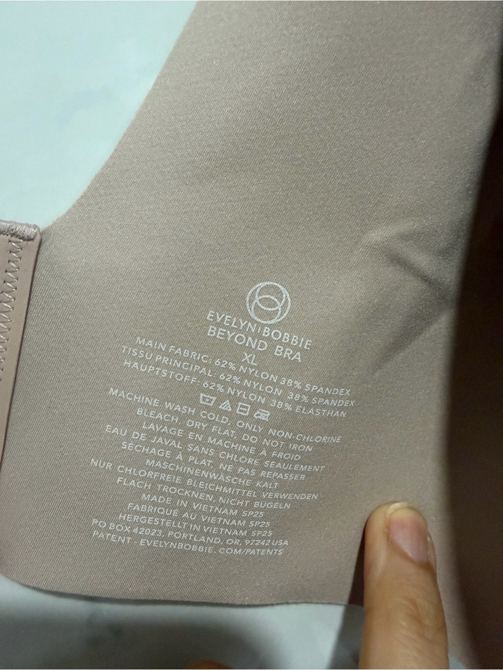 Evelyn & Bobbie XL the beyond bra  Nude Comfort Support Bra - Picture 5 of 9
